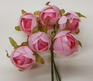 Цветы для декора  (6 шт, 2см)