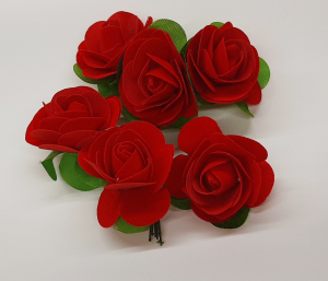 Цветы для декора  (6 шт,4см)