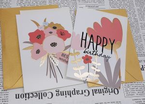 Открытки  в конвертиках 41423  (2 шт), ЦЕНА ЗА 1 ШТ