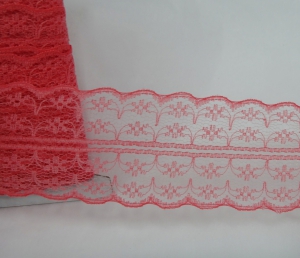 Кружево ( полиамид) 028  ( ширина 4 см , 11етров )