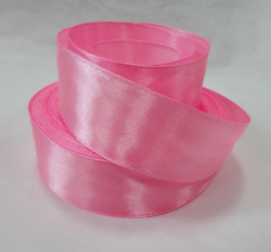 Лента атласная 25 мм(цвет 147 св. розовый 23 метра )
