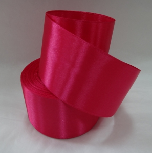 Лента атласная 50 мм (цв 28 малиновый  , 23 метра )