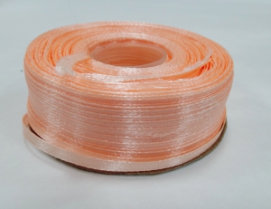 Лента атласная 3 мм ( 91метр )цв персиковый №07