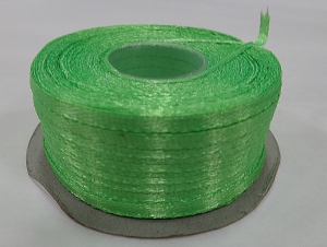 Лента атласная 3 мм ( 91метр )цв 52 яркосалатовый