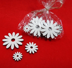 Декор деревянный 12 шт (3-6 см )