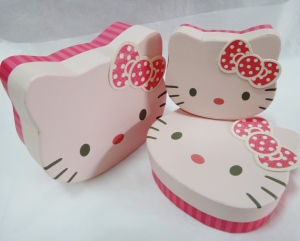 Подарочная коробка 0927 ( комплект 3 шт ) китти