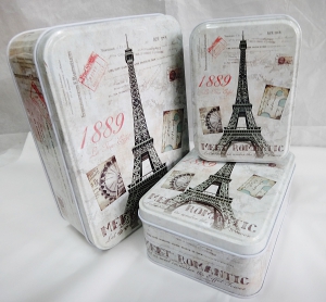 Жестяная коробка  2077  (3 шт )