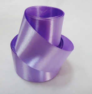 Лента атласная 40 мм(цв.44\ 21 сиреневый/ 23 метра)