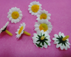 Головка  ромашки мини 2981 (диаметр 2 см)