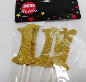 Цифра на палочке  (1 штук-7х3 см )