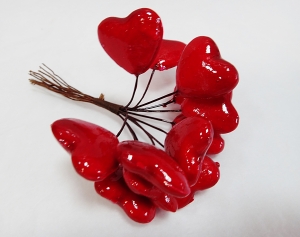 Декор  сердечки-12 шт