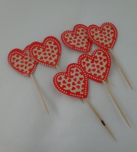 Набор палочек для капкейков (6 шт)