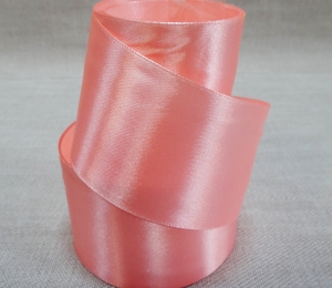 Лента атласная 50 мм (цв135.146 розово-кораловый  , 23 метра )