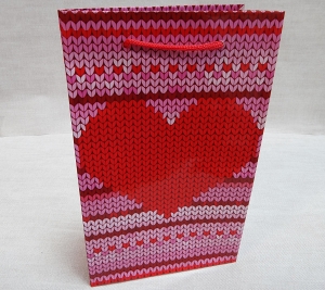 Пакет подарочный новогодний 1551(26х16х7 см)