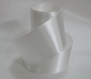 Лента атласная 50 мм (цв.42 белый  , 23 метра )