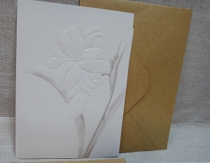 Открытка с конвертом С ТЕКСТУРОЙ 2427(  цена за 1 шт.)