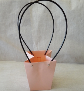 Коробка для цветов  (1 шт , диаметр 15х13х13м)