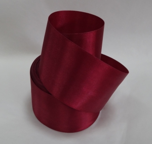 Лента атласная 50 мм (цв. 166  сливово-вишневый  , 23 метра )