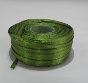 Лента атласная 3 мм (91 метров )цв.108 траввяной