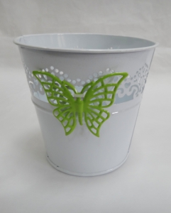 Кашпо  металл 7562 (12х11 см )