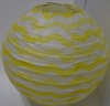 Шар декоративный полоска ,диаметр 25 см.