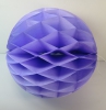 Шар декоративный , соты , сиреневый , диаметр 20 см.